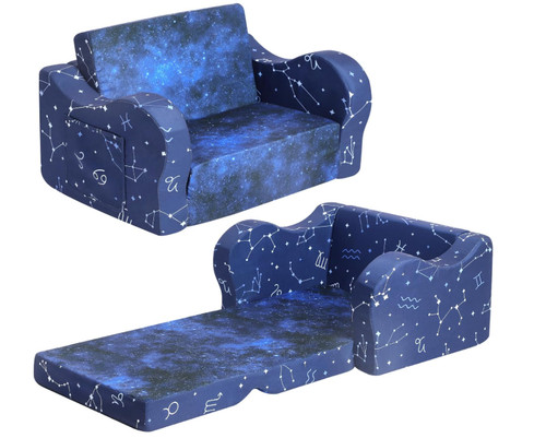 Kids sofa 1 flip - 2-in-1, flip-out