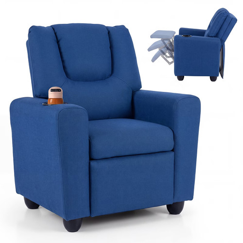 New kids recliner with cup - new,