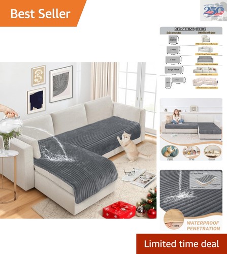 Dark grey flannel couch covers - dark,