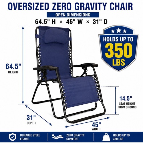 Oversized zero gravity chair - oversized,