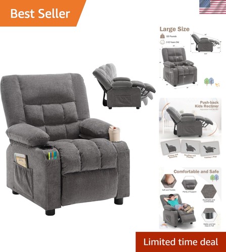 Kids recliner chair push - recliner, chair，