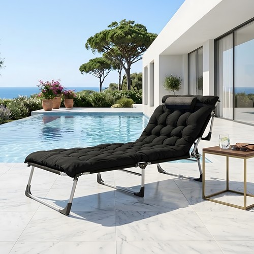 Sun lounger folding - lounger, recliner