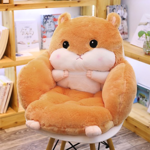 Plush hamster - plush, chair